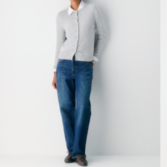 Aritzia gray cardigan sweater (L) - Picture 8 of 8